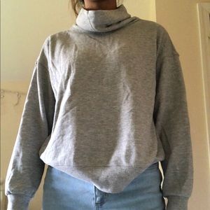 Boxy turtleneck sweater